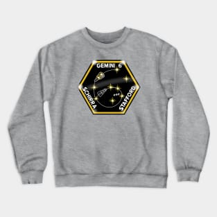 Gemini 6 Mission Patch/ArtWork Crewneck Sweatshirt